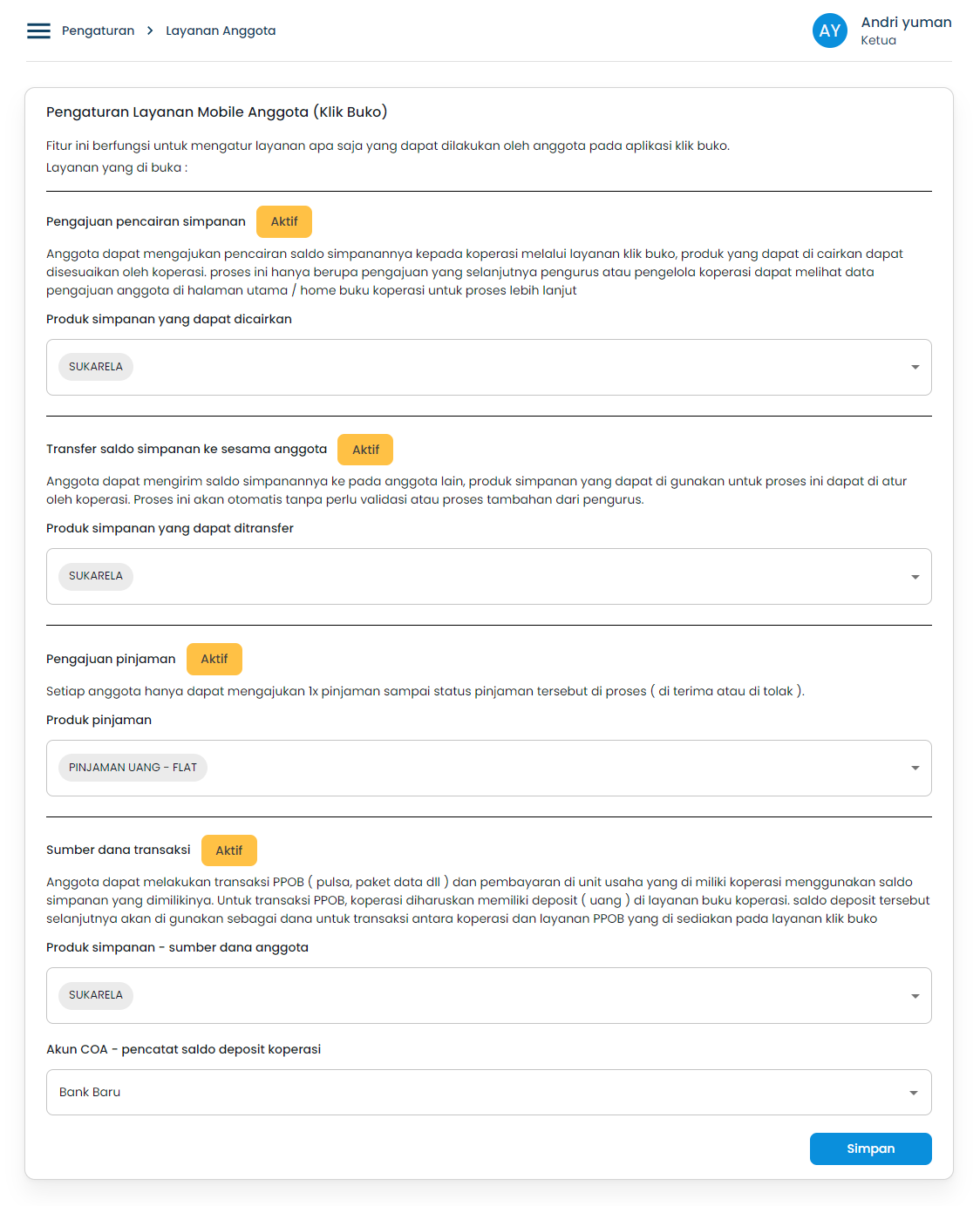 Screenshot Migrasi Data