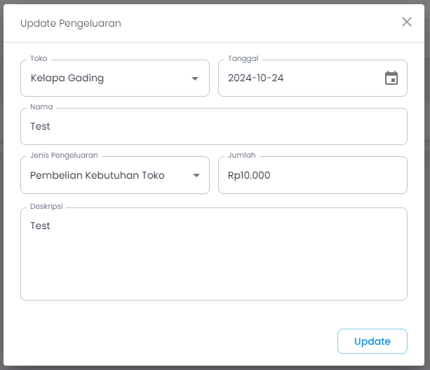 Screenshot management expenditure